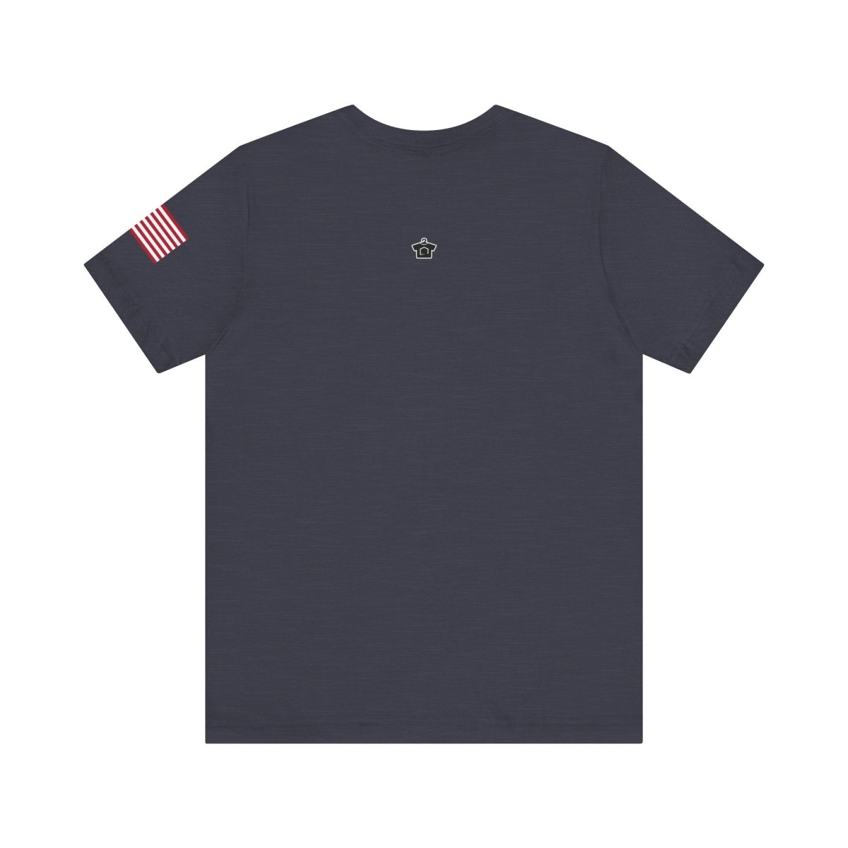 REAL Military Contrast Logo Text & Flag - T-Shirt | ShirtyAgents