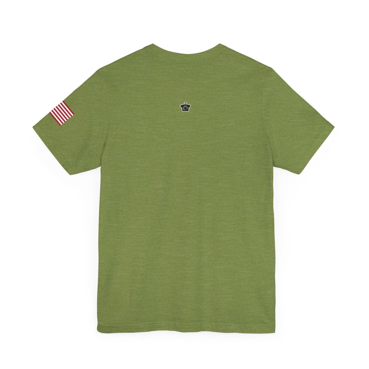 REAL Military Contrast Logo Text & Flag - T-Shirt | ShirtyAgents