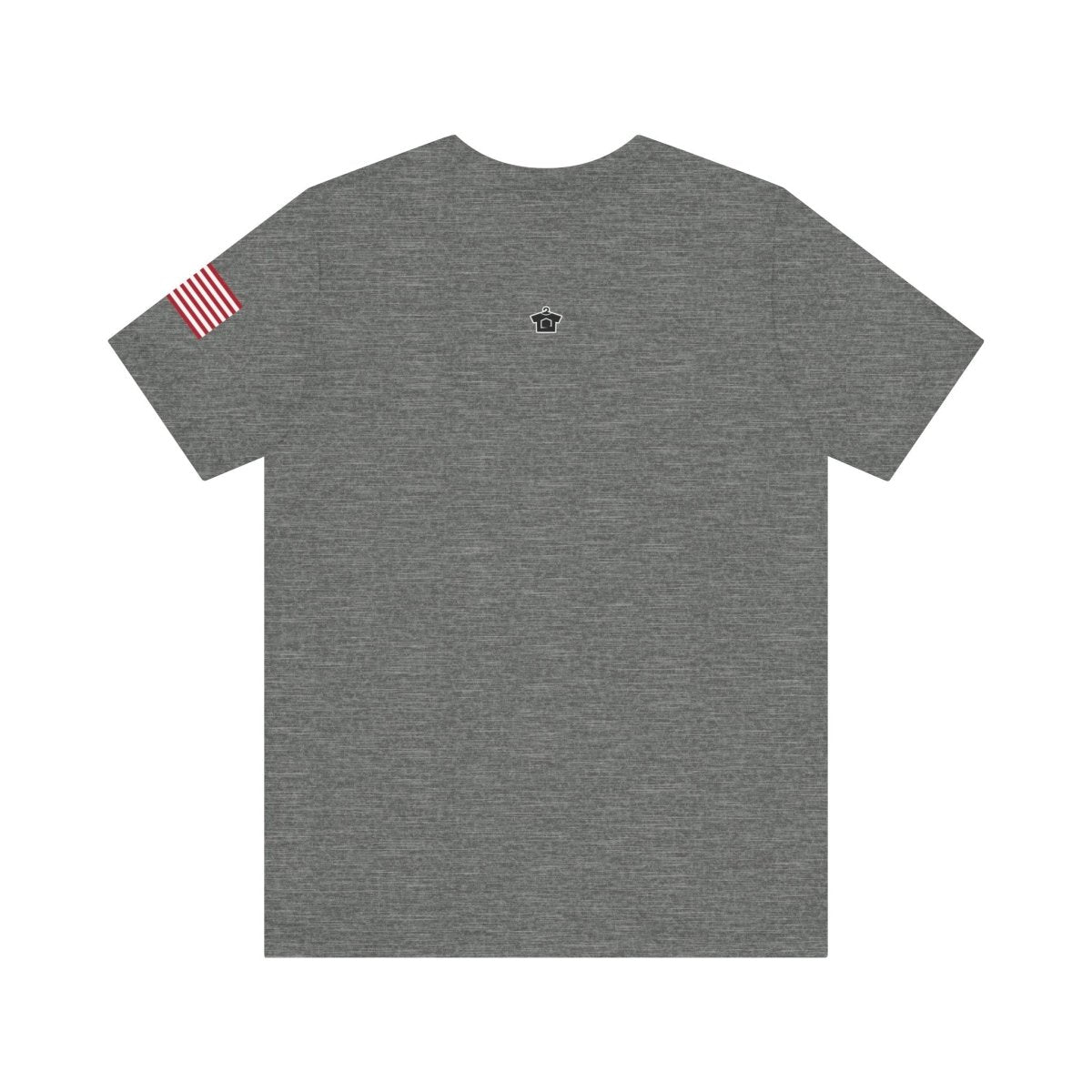 REAL Military Contrast Logo Text & Flag - T-Shirt | ShirtyAgents