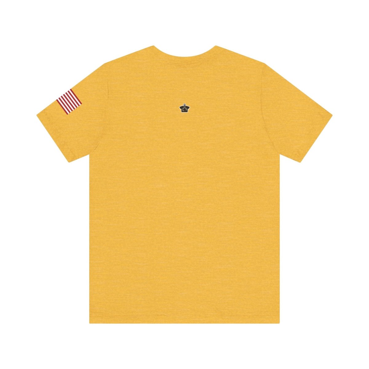 REAL Military Contrast Logo Text & Flag - T-Shirt | ShirtyAgents