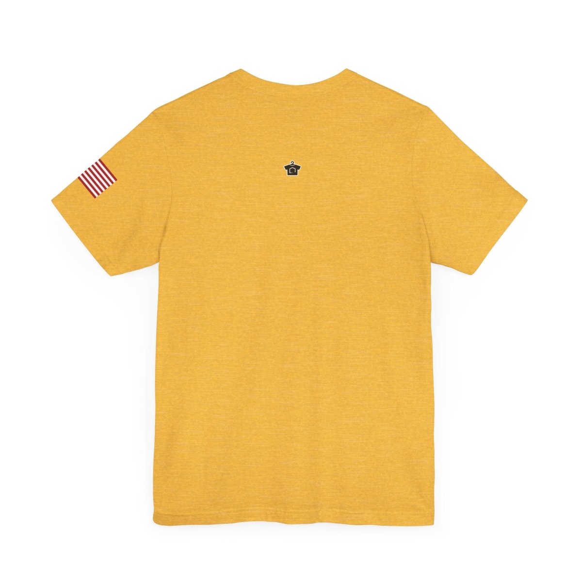 REAL Military Contrast Logo Text & Flag - T-Shirt | ShirtyAgents