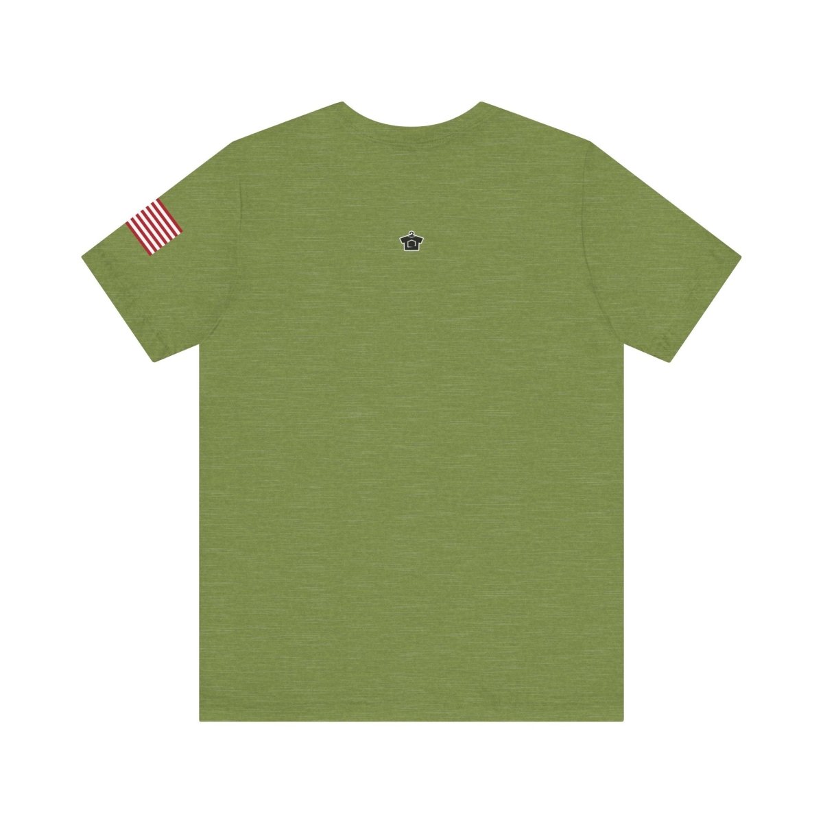 REAL Military Contrast Logo Text & Flag - T-Shirt | ShirtyAgents