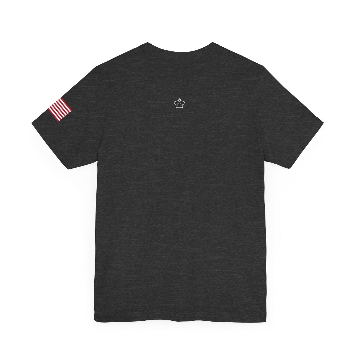 REAL Military Contrast Logo Text & Flag - T-Shirt | ShirtyAgents