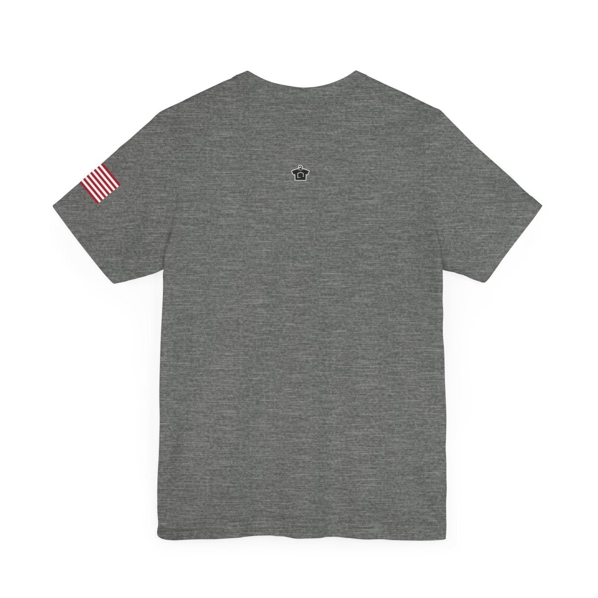 REAL Military Contrast Logo Text & Flag - T-Shirt | ShirtyAgents
