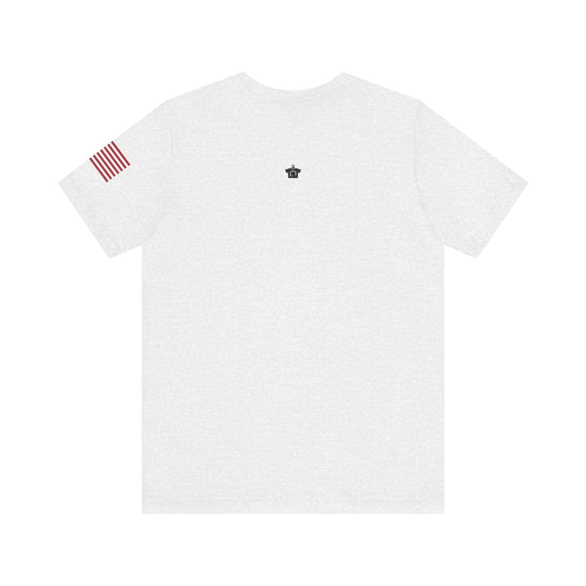 REAL Military Contrast Logo Text & Flag - T-Shirt | ShirtyAgents