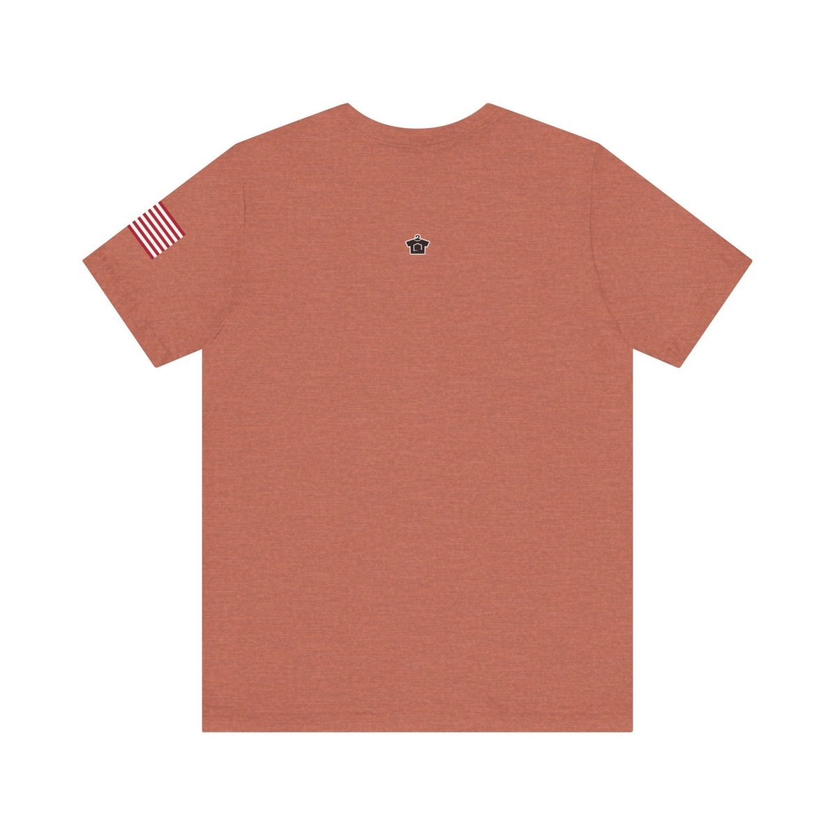 REAL Military Contrast Logo Text & Flag - T-Shirt | ShirtyAgents