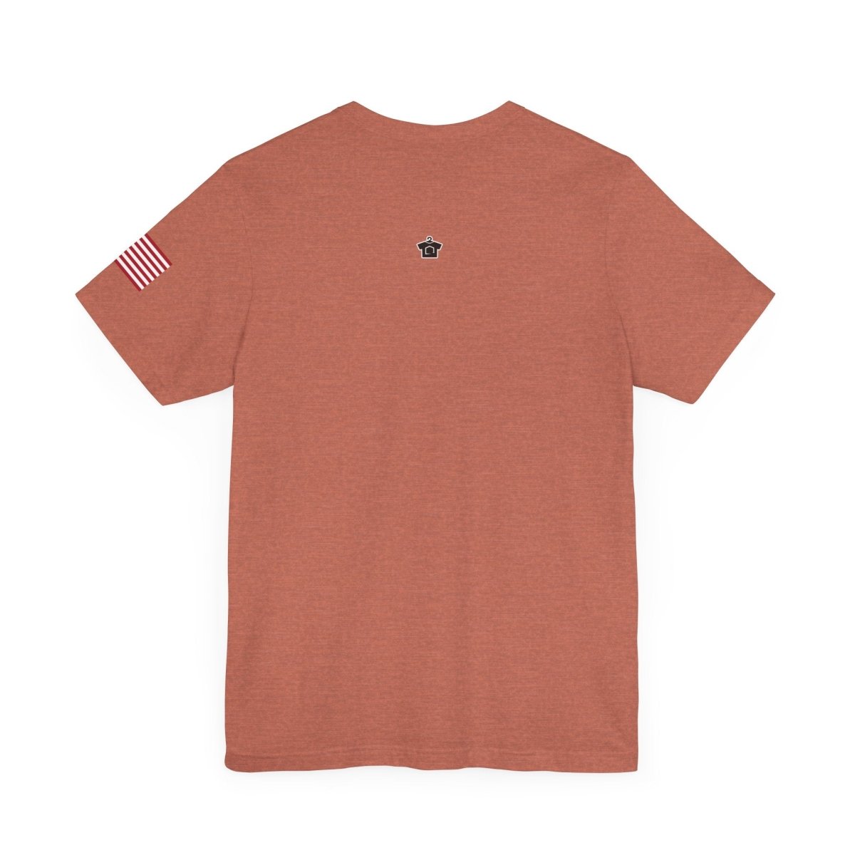 REAL Military Contrast Logo Text & Flag - T-Shirt | ShirtyAgents