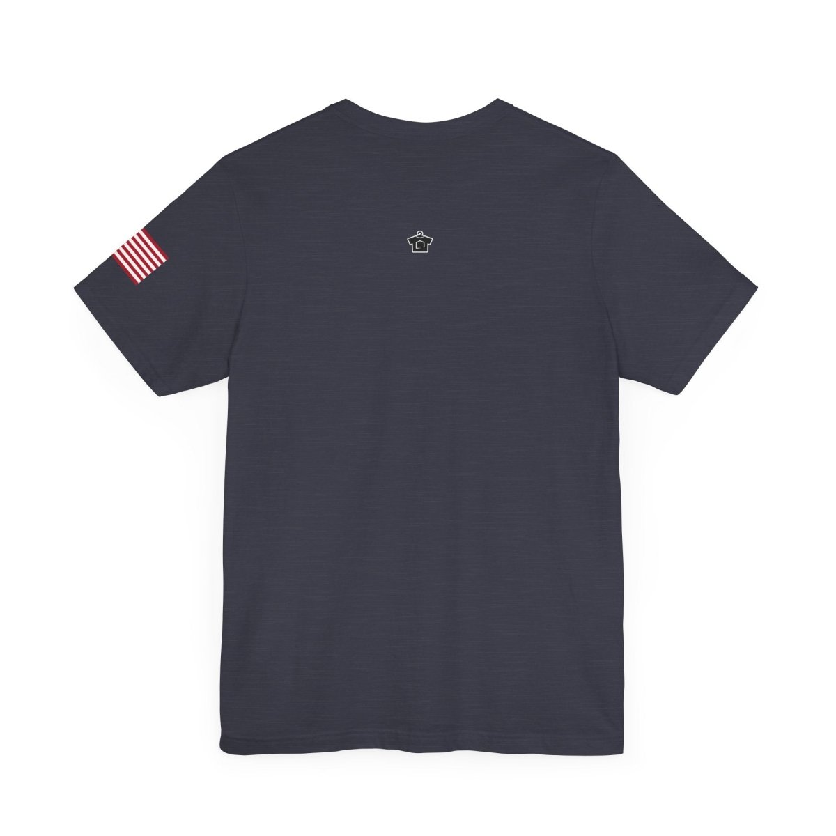 REAL Military Contrast Logo Text & Flag - T-Shirt | ShirtyAgents