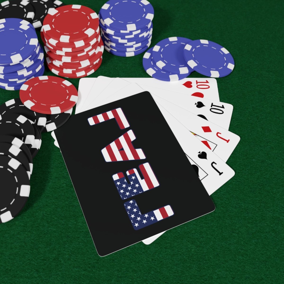 REAL Patriotic American Flag Card Deck - Paper products | ShirtyAgents