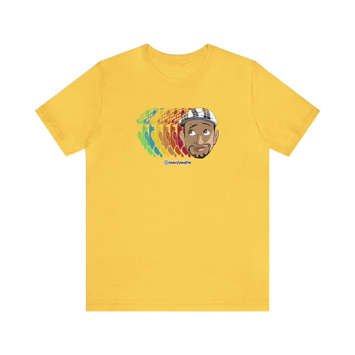 Retro Repeat Head Logo #ianofaustin - T-Shirt | ShirtyAgents
