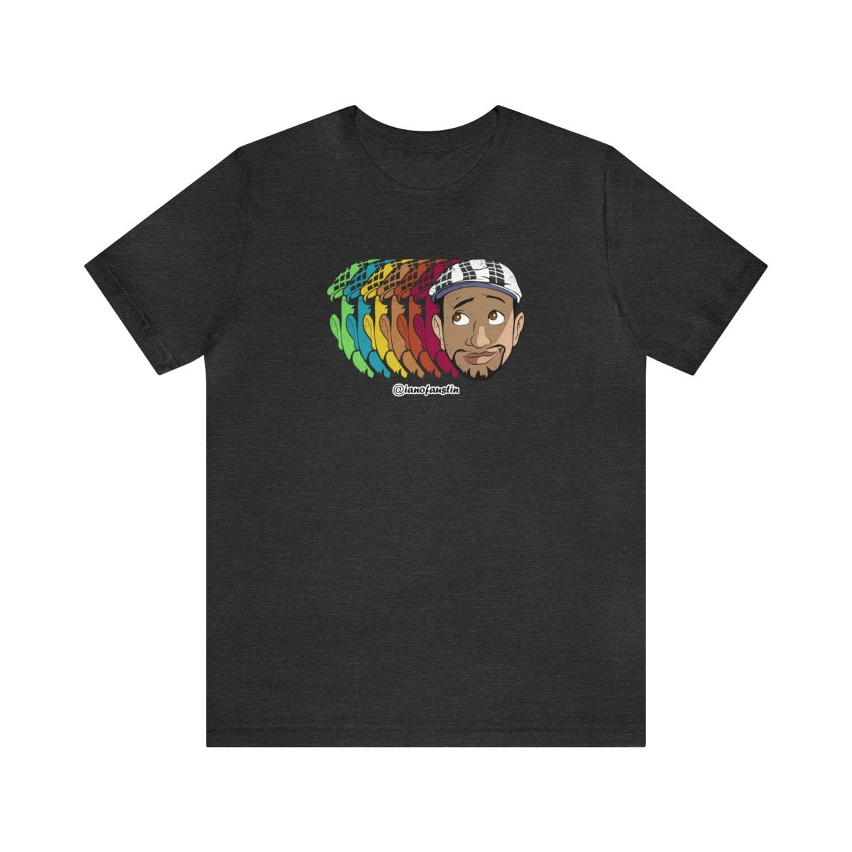 Retro Repeat Head Logo #ianofaustin - T-Shirt | ShirtyAgents