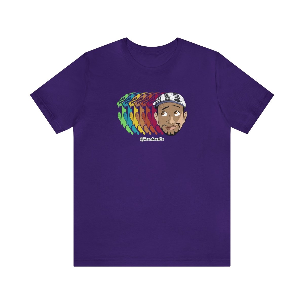 Retro Repeat Head Logo #ianofaustin - T-Shirt | ShirtyAgents