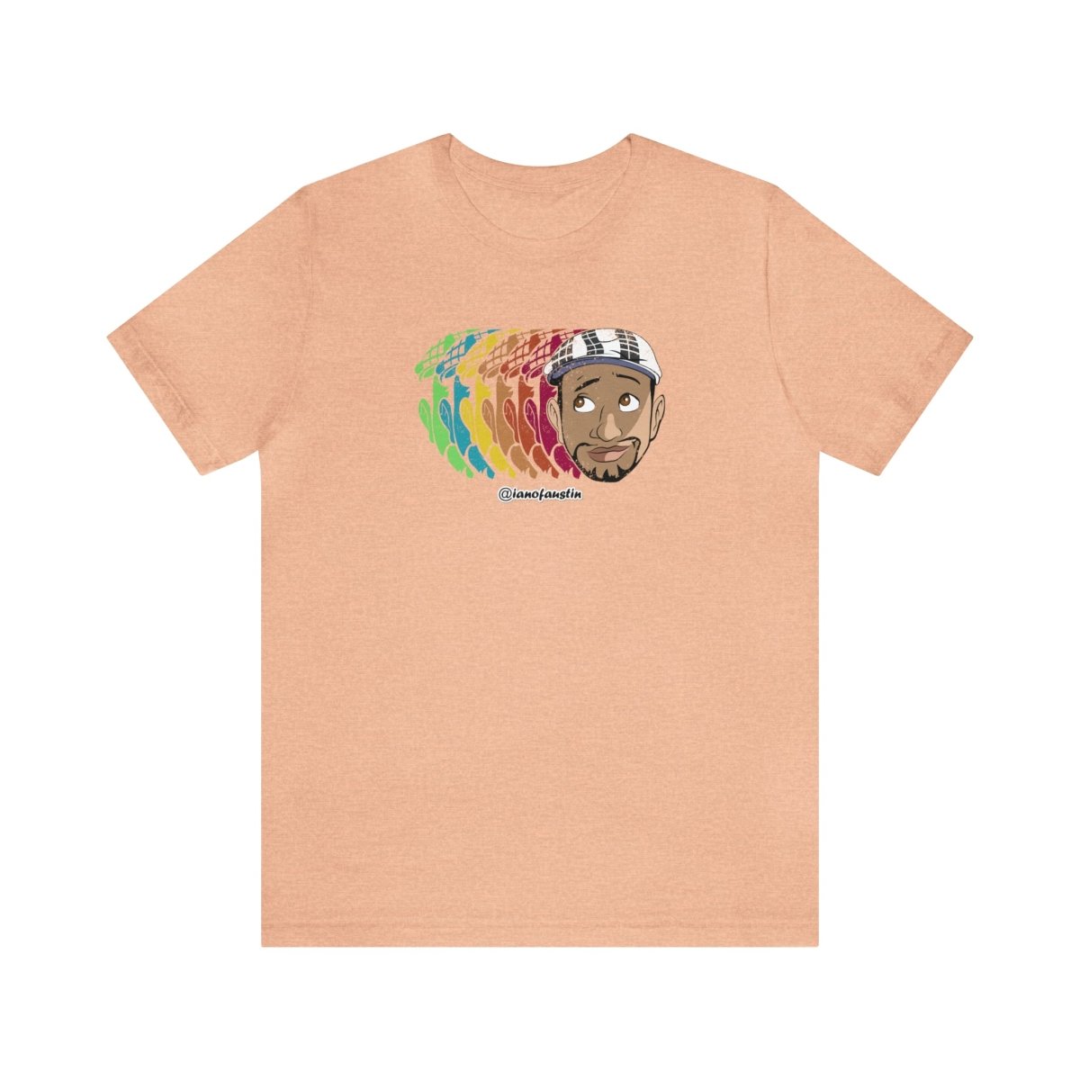 Retro Repeat Head Logo #ianofaustin - T-Shirt | ShirtyAgents