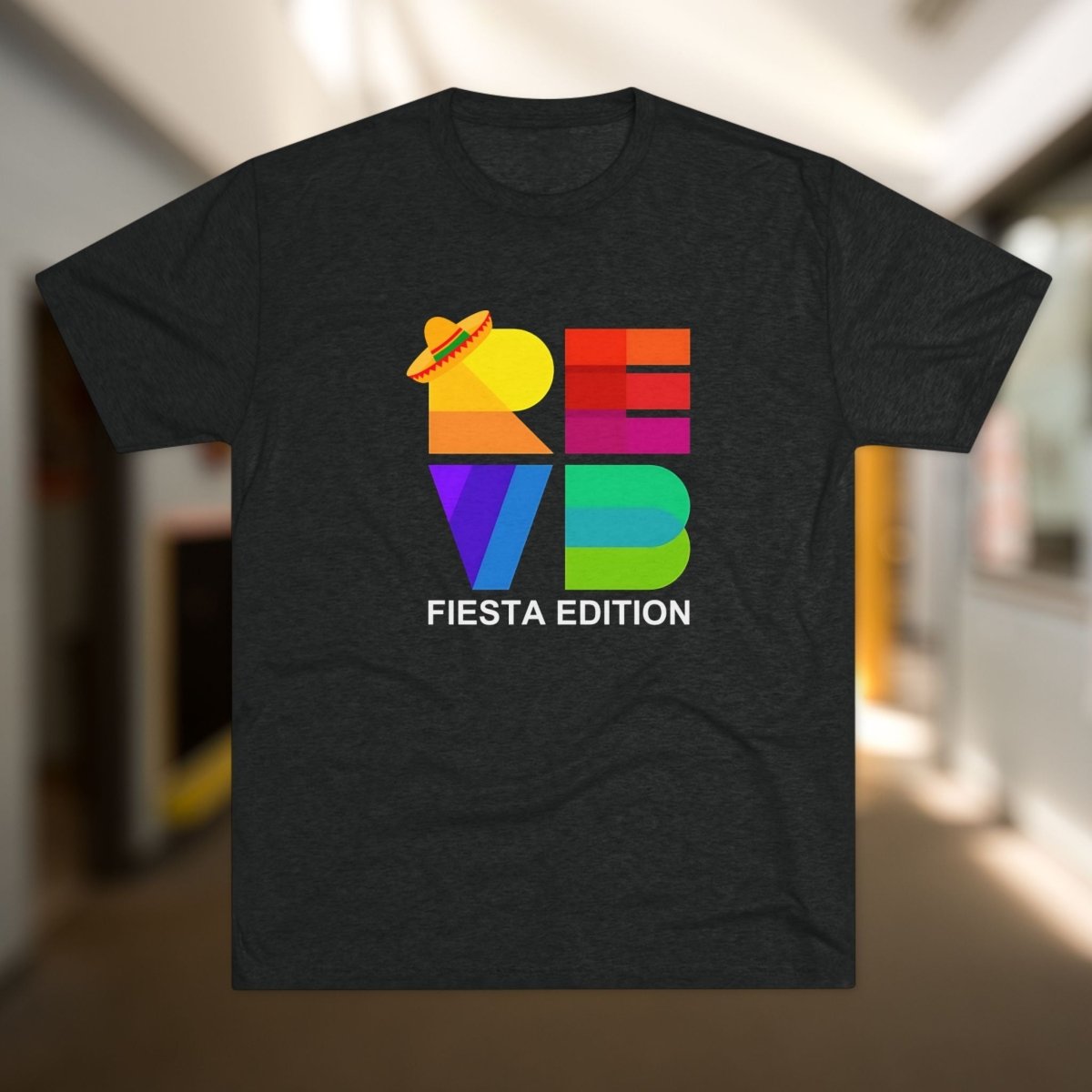 REVB Cubed Big Fiesta Edition Tri - Blend Tee - T-Shirt | ShirtyAgents