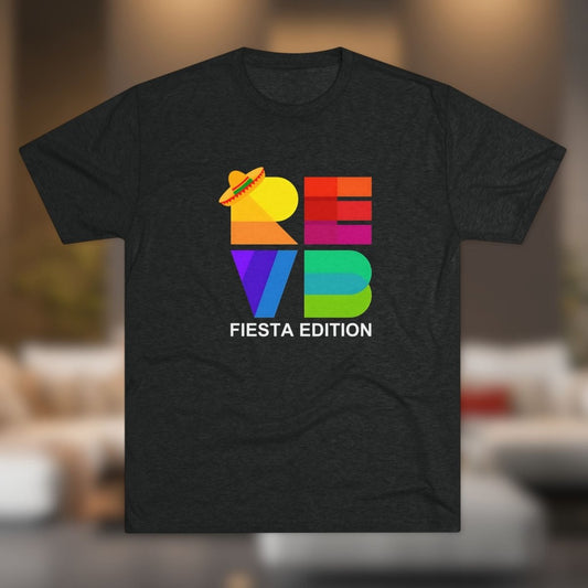 REVB Cubed Big Fiesta Edition Tri - Blend Tee - T-Shirt | ShirtyAgents