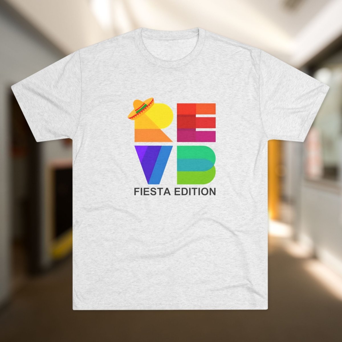 REVB Cubed Big Fiesta Edition Tri - Blend Tee - T-Shirt | ShirtyAgents