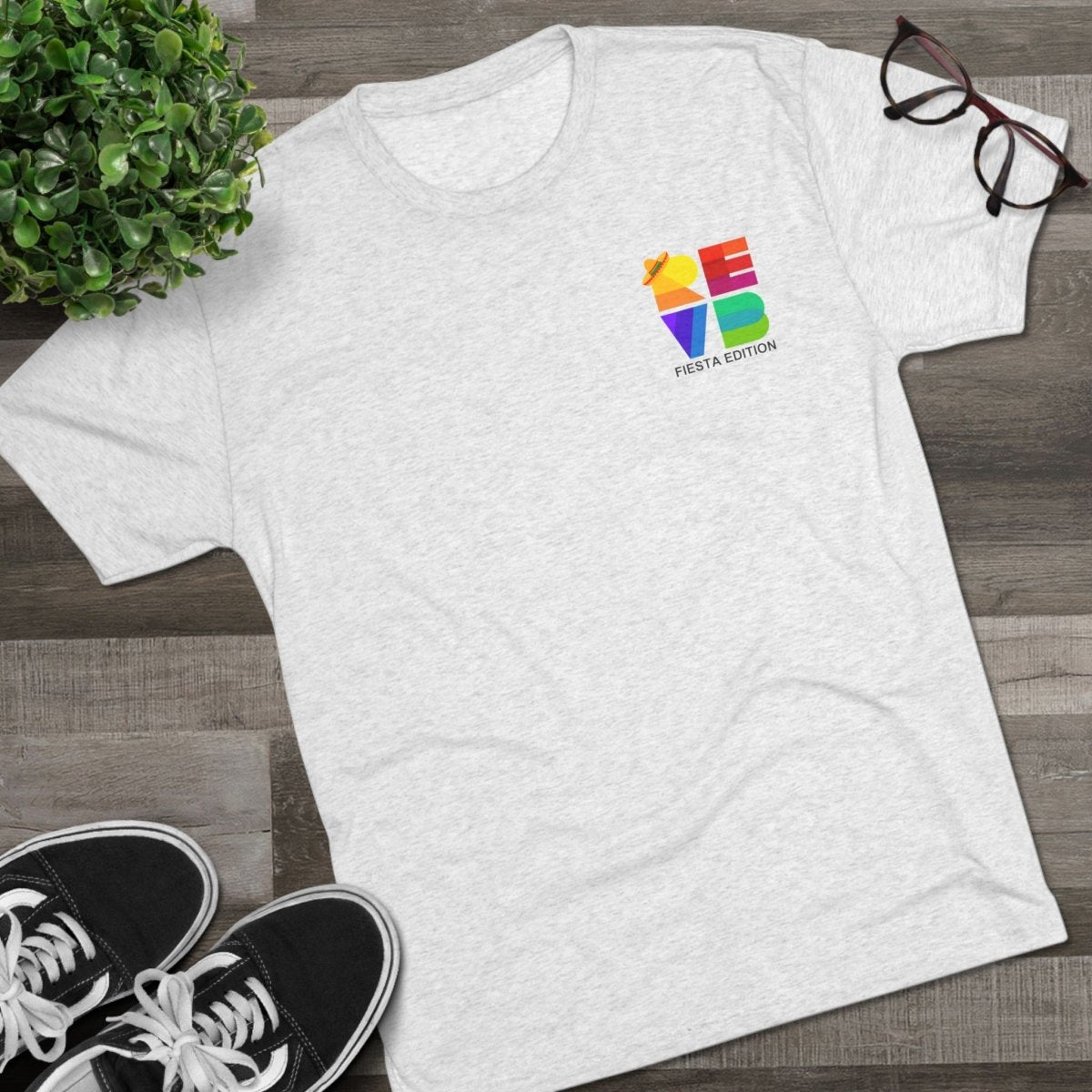 REVB Cubed Fiesta Edition Tri - Blend Tee - T-Shirt | ShirtyAgents