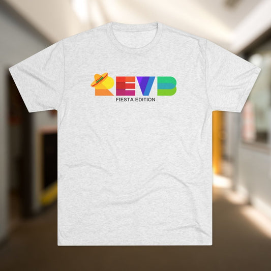 REVB Sombrero Fiesta Edition Tri - Blend Tee - T-Shirt | ShirtyAgents