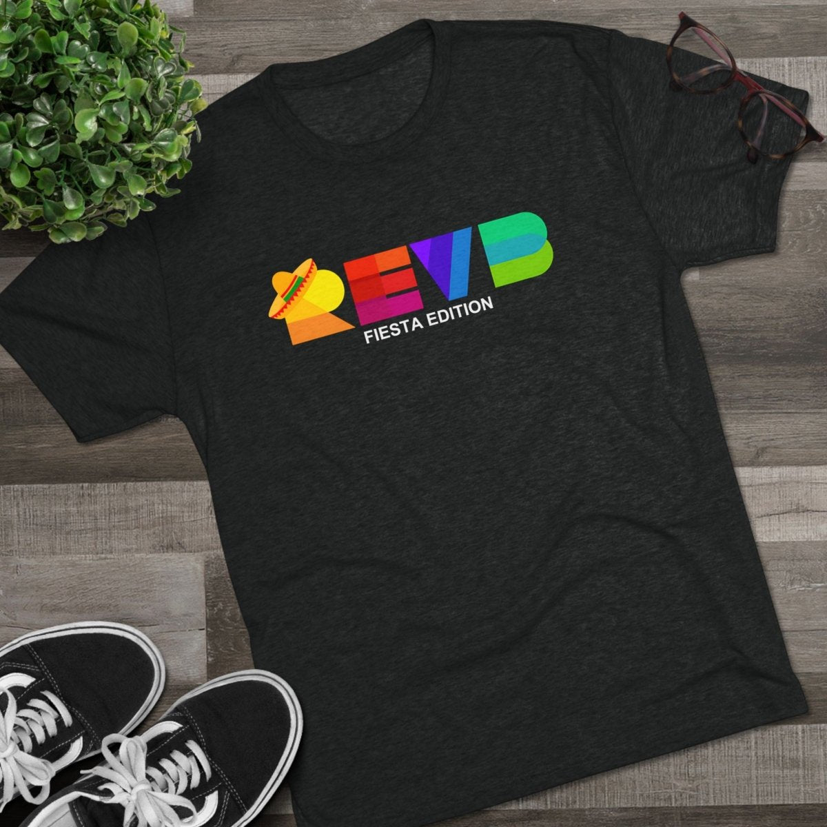 REVB Sombrero Fiesta Edition Tri - Blend Tee - T-Shirt | ShirtyAgents