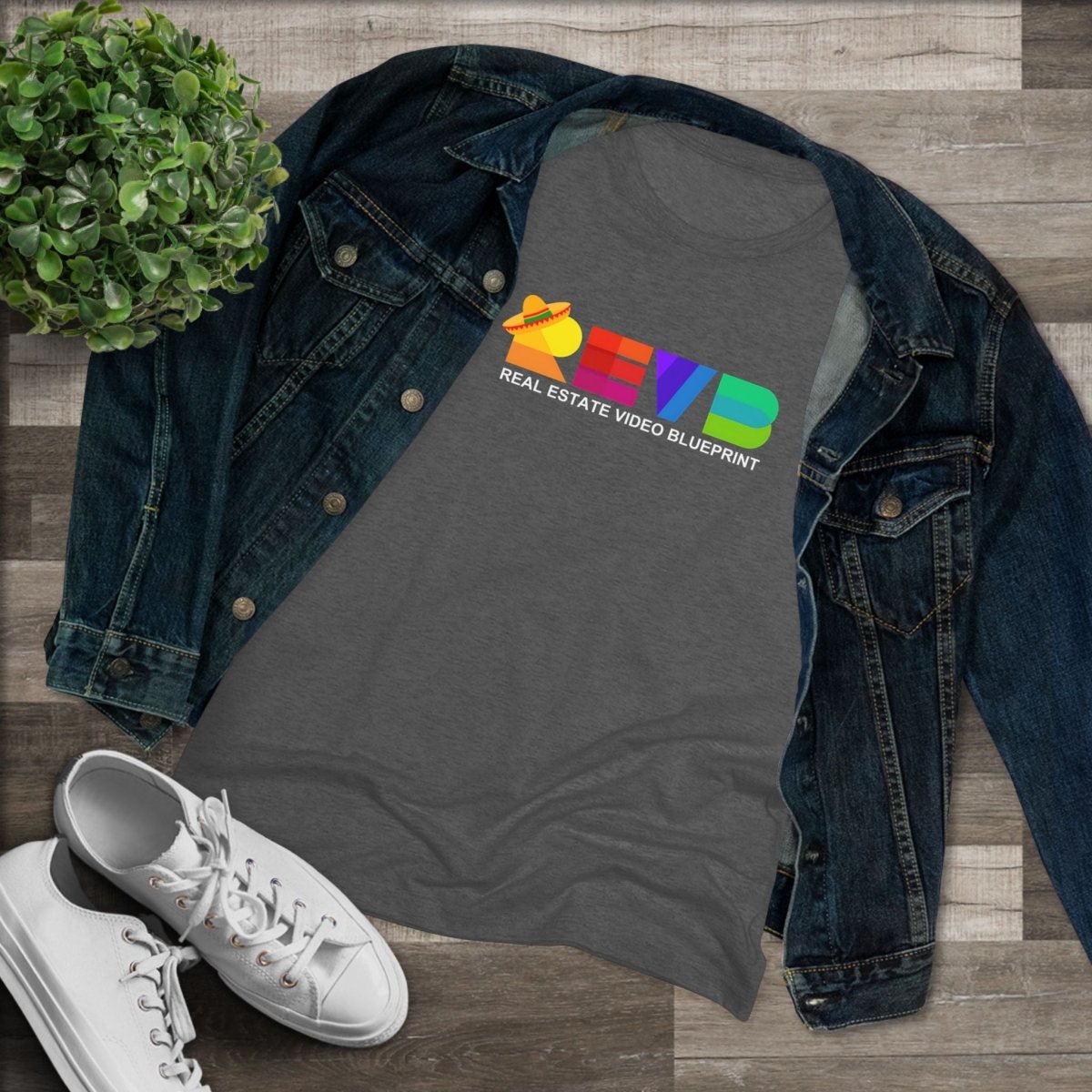 REVB Sombrero Women's Triblend Tee - T-Shirt | ShirtyAgents