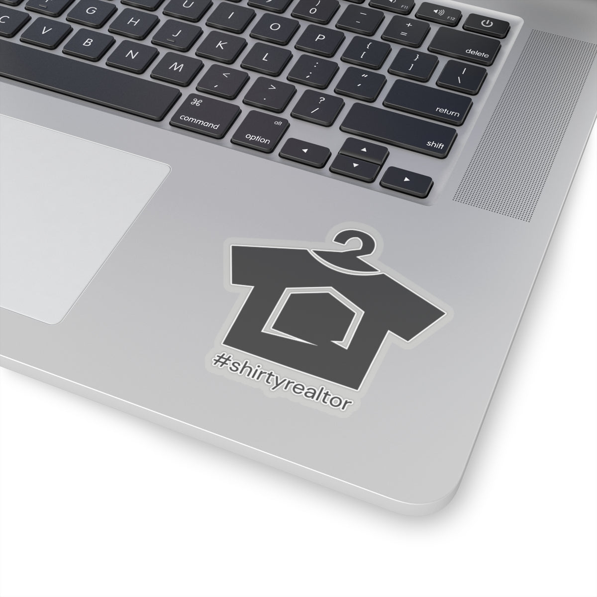 ShirtyRealtor Logo Sticker (Black) - Paper products | ShirtyAgents