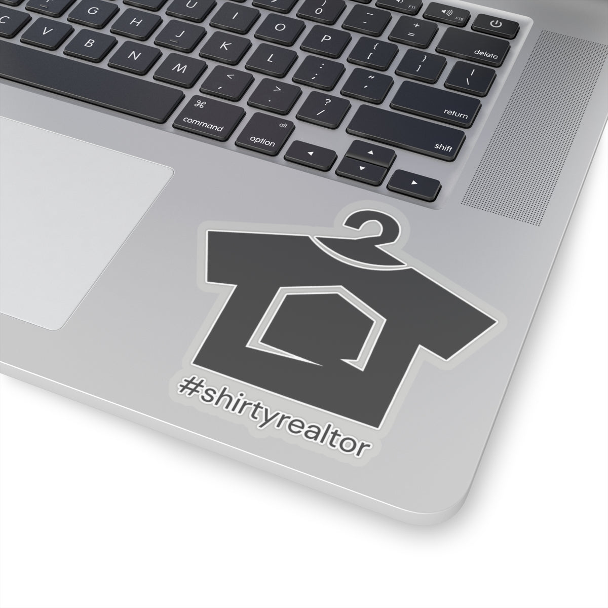 ShirtyRealtor Logo Sticker (Black) - Paper products | ShirtyAgents
