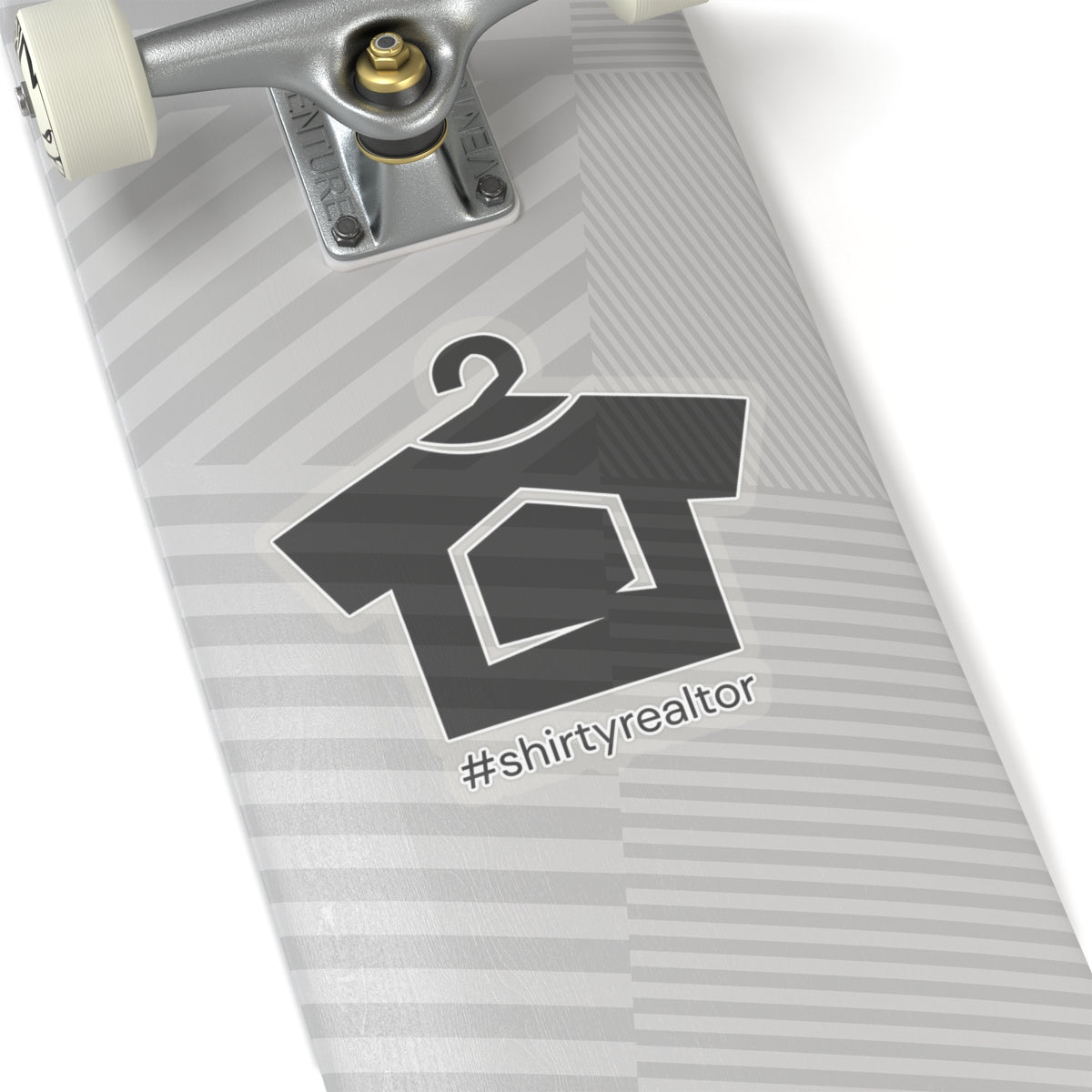 ShirtyRealtor Logo Sticker (Black) - Paper products | ShirtyAgents