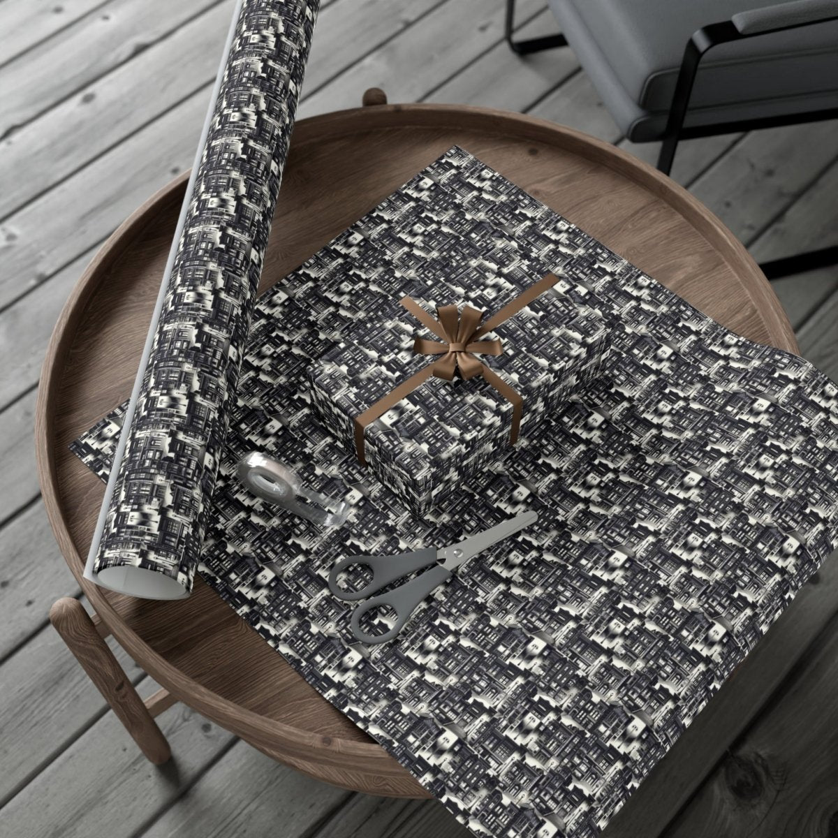 Sin City Style Neighborhood Gift Wrap - Home Decor | ShirtyAgents