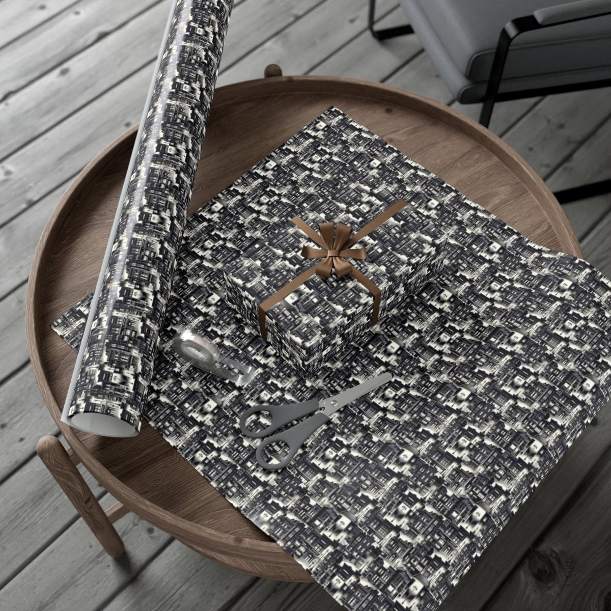 Sin City Style Neighborhood Gift Wrap - Home Decor | ShirtyAgents