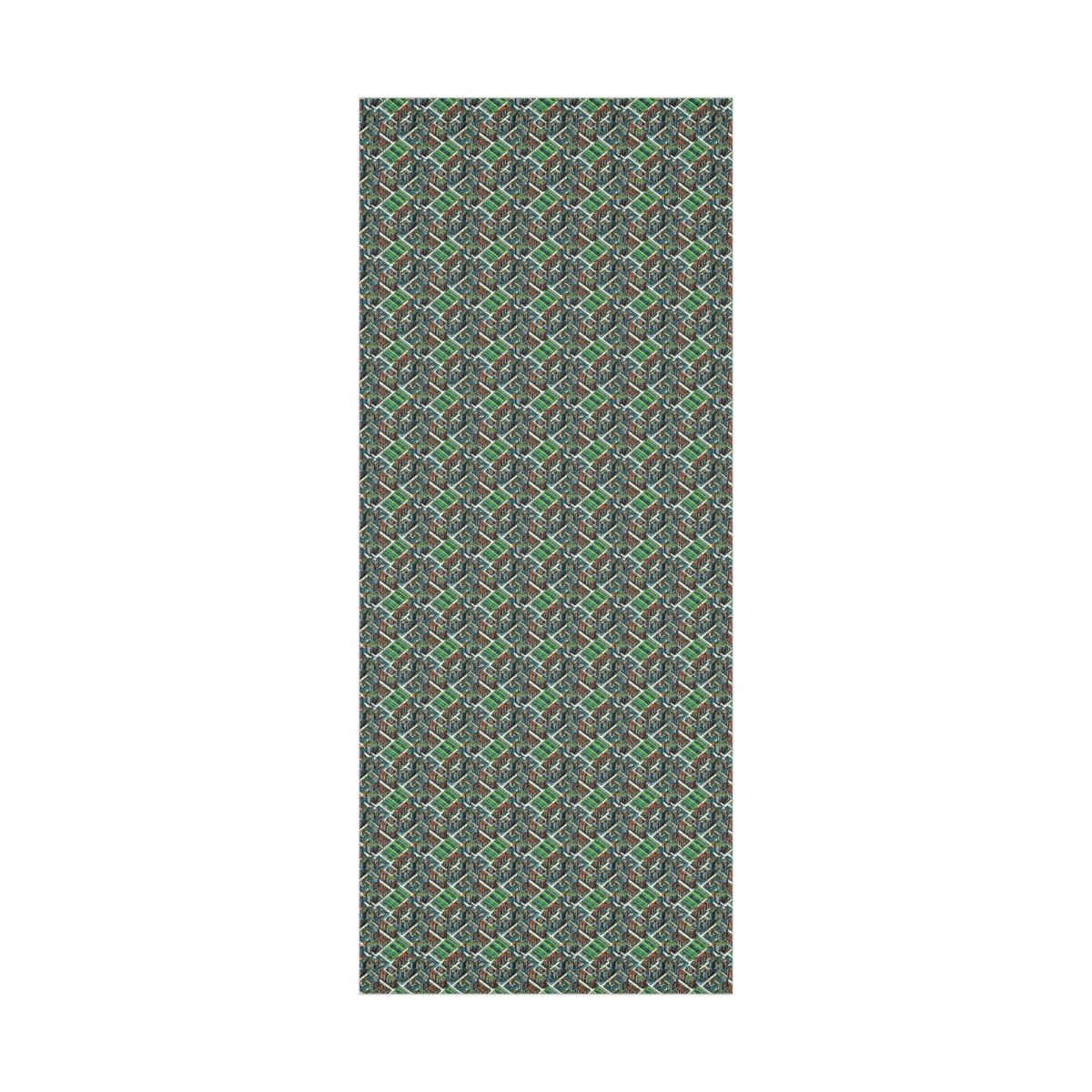 Sporty Neighborhood Houses Gift Wrap - Home Decor | ShirtyAgents