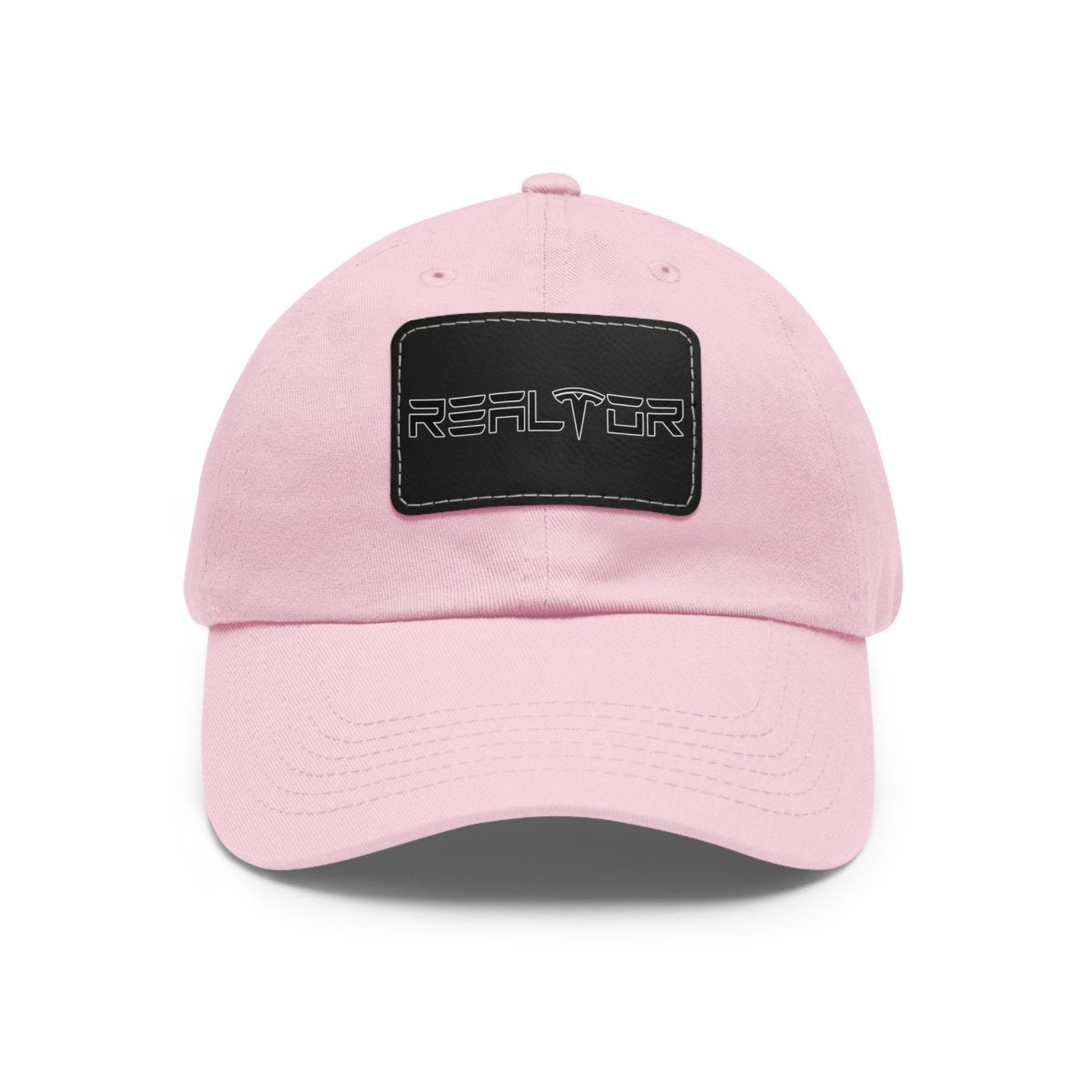 Tesla Realtor Hat with Leather Patch - Hats | ShirtyAgents