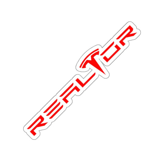 Tesla Realtor Sticker - Paper products | ShirtyAgents