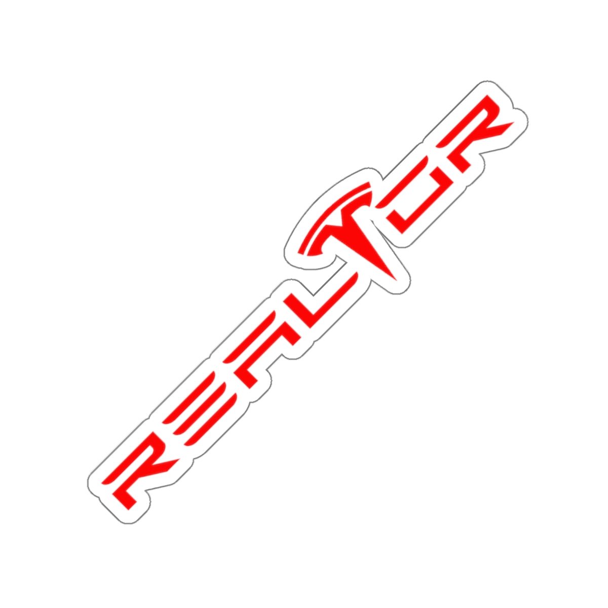 Tesla Realtor Sticker - Paper products | ShirtyAgents