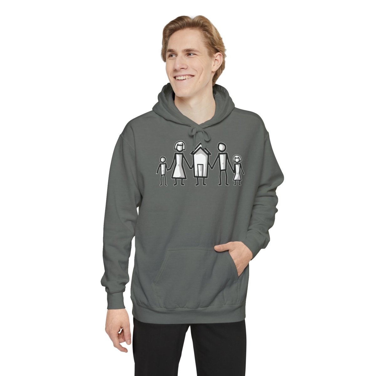 The House Is A Part Of The Family Hoodie - Hoodie | ShirtyAgents