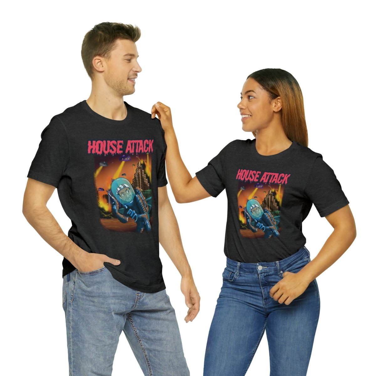 When Houses Attack" – Funny Realtor T-Shirt - T-Shirt | ShirtyAgents