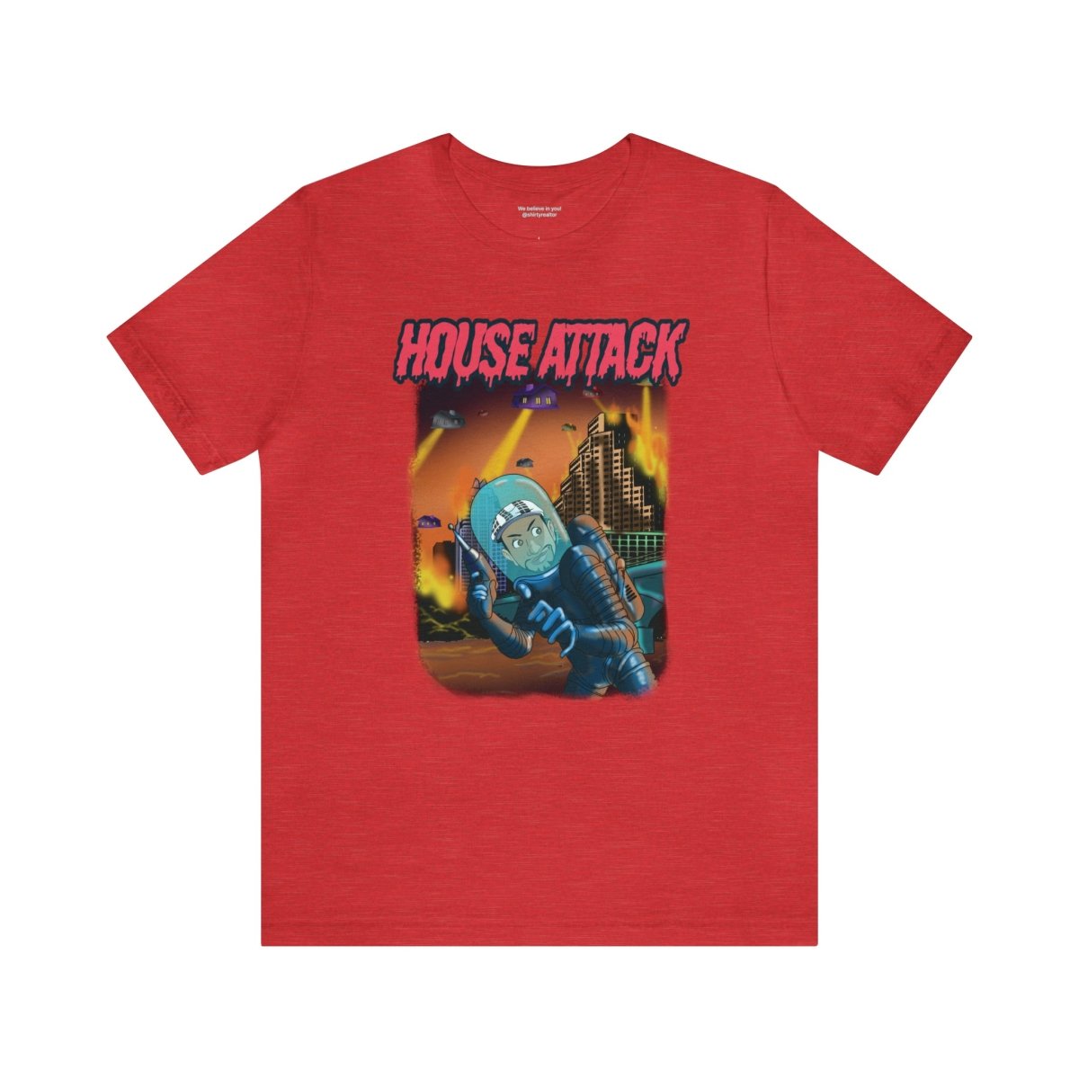 When Houses Attack" – Funny Realtor T-Shirt - T-Shirt | ShirtyAgents