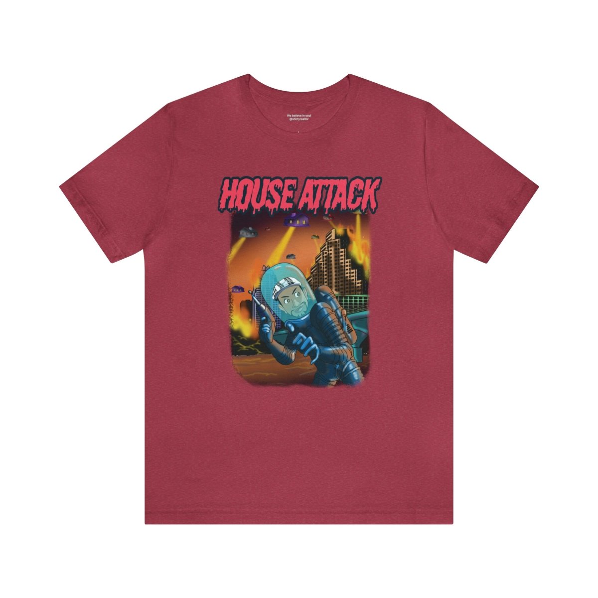 When Houses Attack" – Funny Realtor T-Shirt - T-Shirt | ShirtyAgents