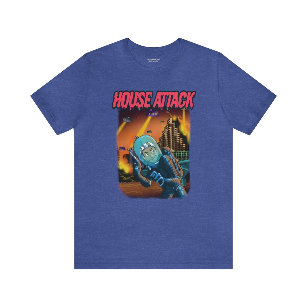 When Houses Attack" – Funny Realtor T-Shirt - T-Shirt | ShirtyAgents