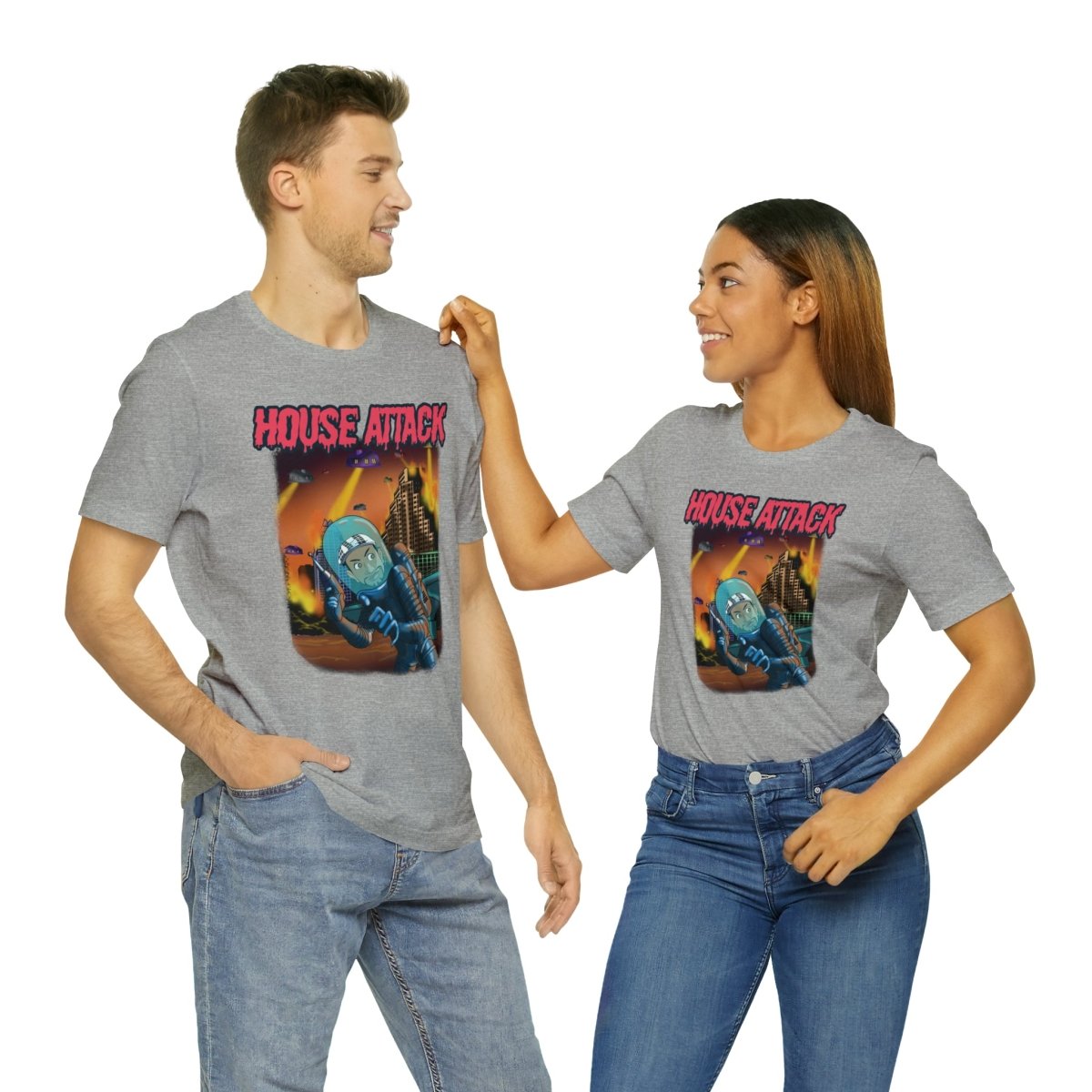 When Houses Attack" – Funny Realtor T-Shirt - T-Shirt | ShirtyAgents