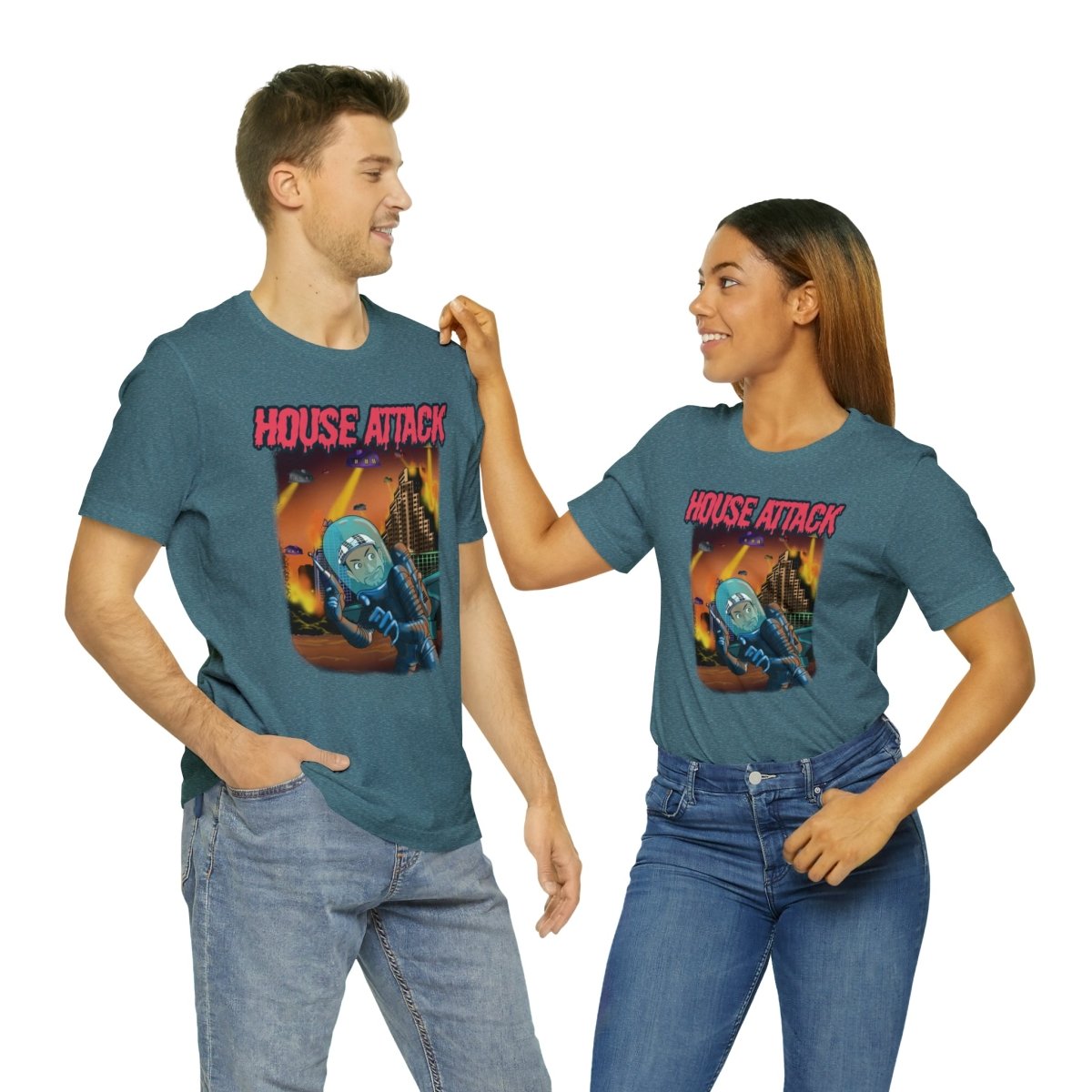 When Houses Attack" – Funny Realtor T-Shirt - T-Shirt | ShirtyAgents