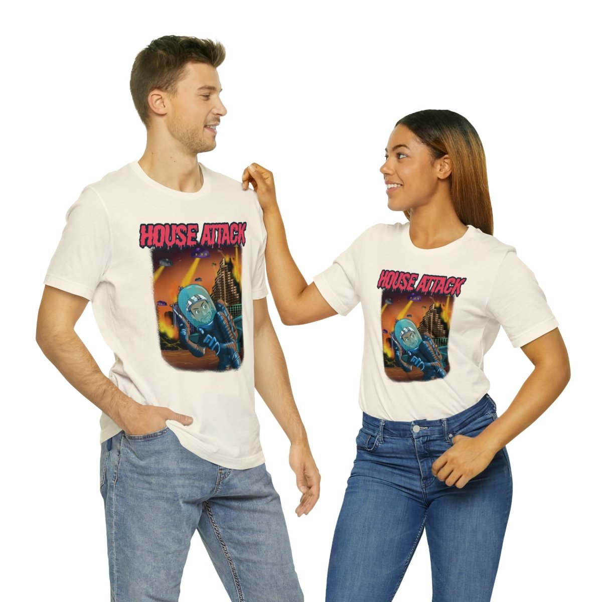 When Houses Attack" – Funny Realtor T-Shirt - T-Shirt | ShirtyAgents
