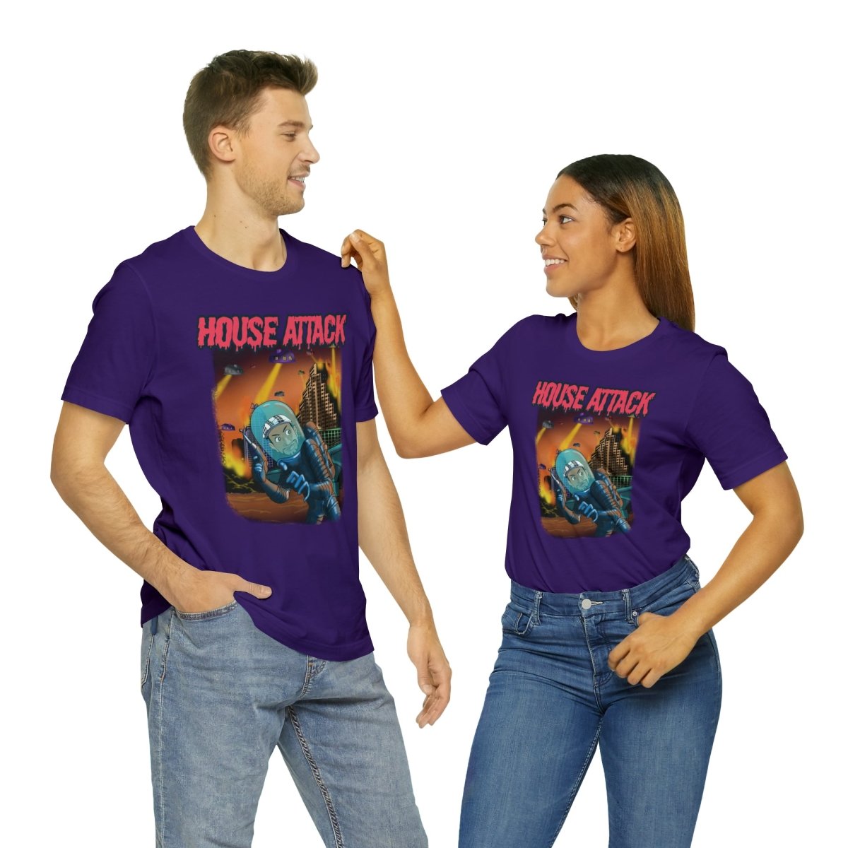 When Houses Attack" – Funny Realtor T-Shirt - T-Shirt | ShirtyAgents