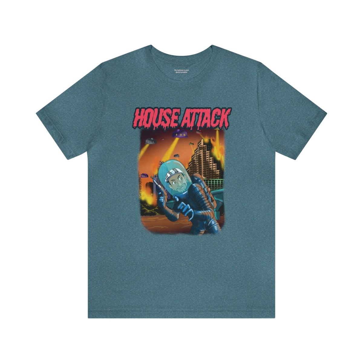 When Houses Attack" – Funny Realtor T-Shirt - T-Shirt | ShirtyAgents