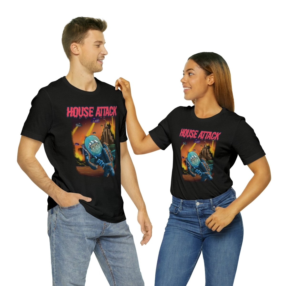 When Houses Attack" – Funny Realtor T-Shirt - T-Shirt | ShirtyAgents