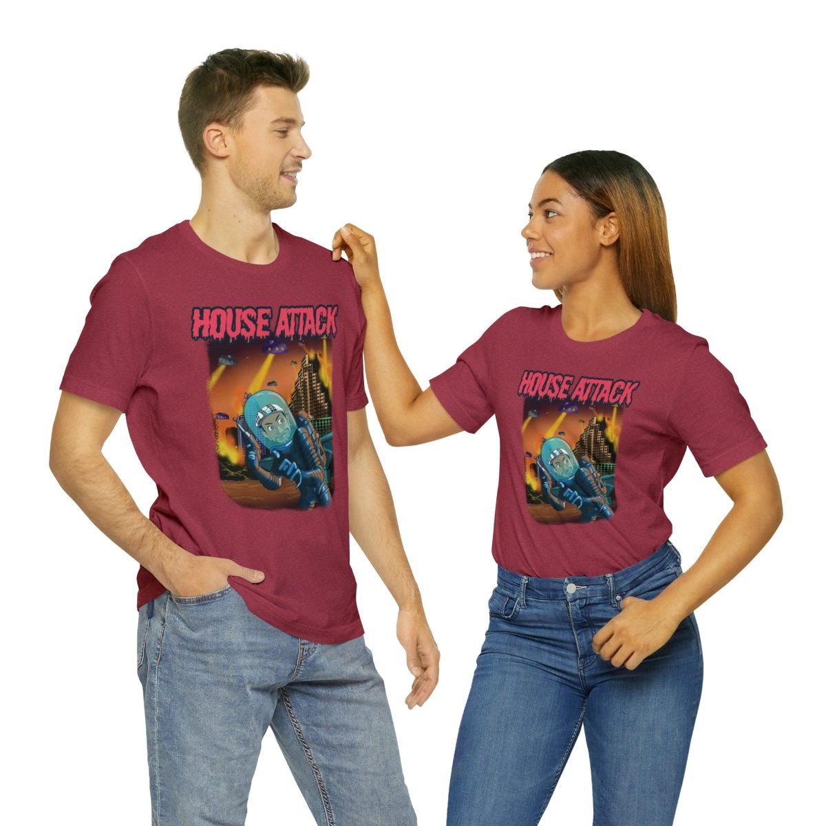 When Houses Attack" – Funny Realtor T-Shirt - T-Shirt | ShirtyAgents