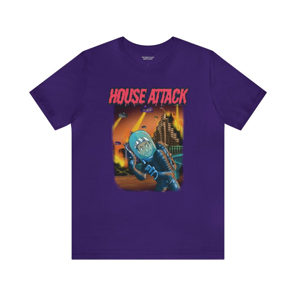 When Houses Attack" – Funny Realtor T-Shirt - T-Shirt | ShirtyAgents