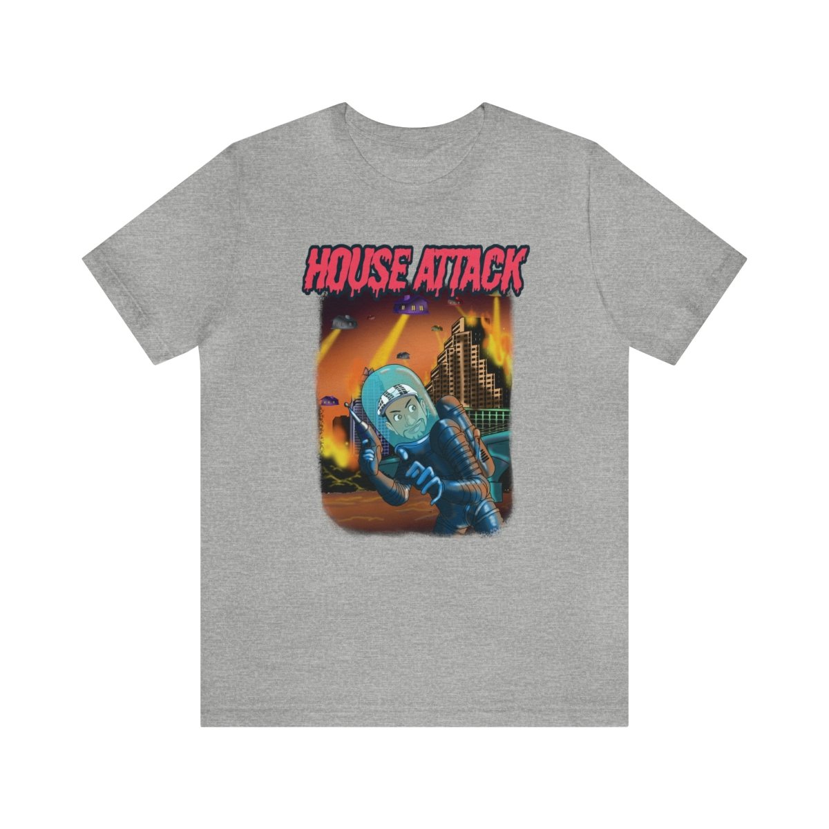 When Houses Attack" – Funny Realtor T-Shirt - T-Shirt | ShirtyAgents