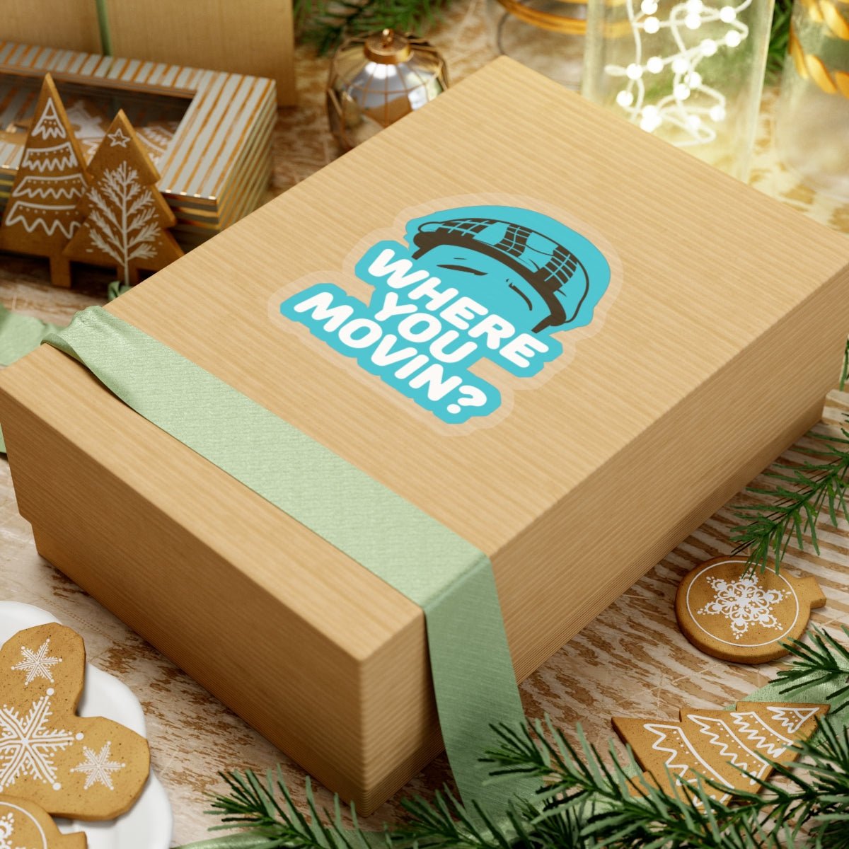 Where You Moving Sticker #ianofaustin - Paper products | ShirtyAgents