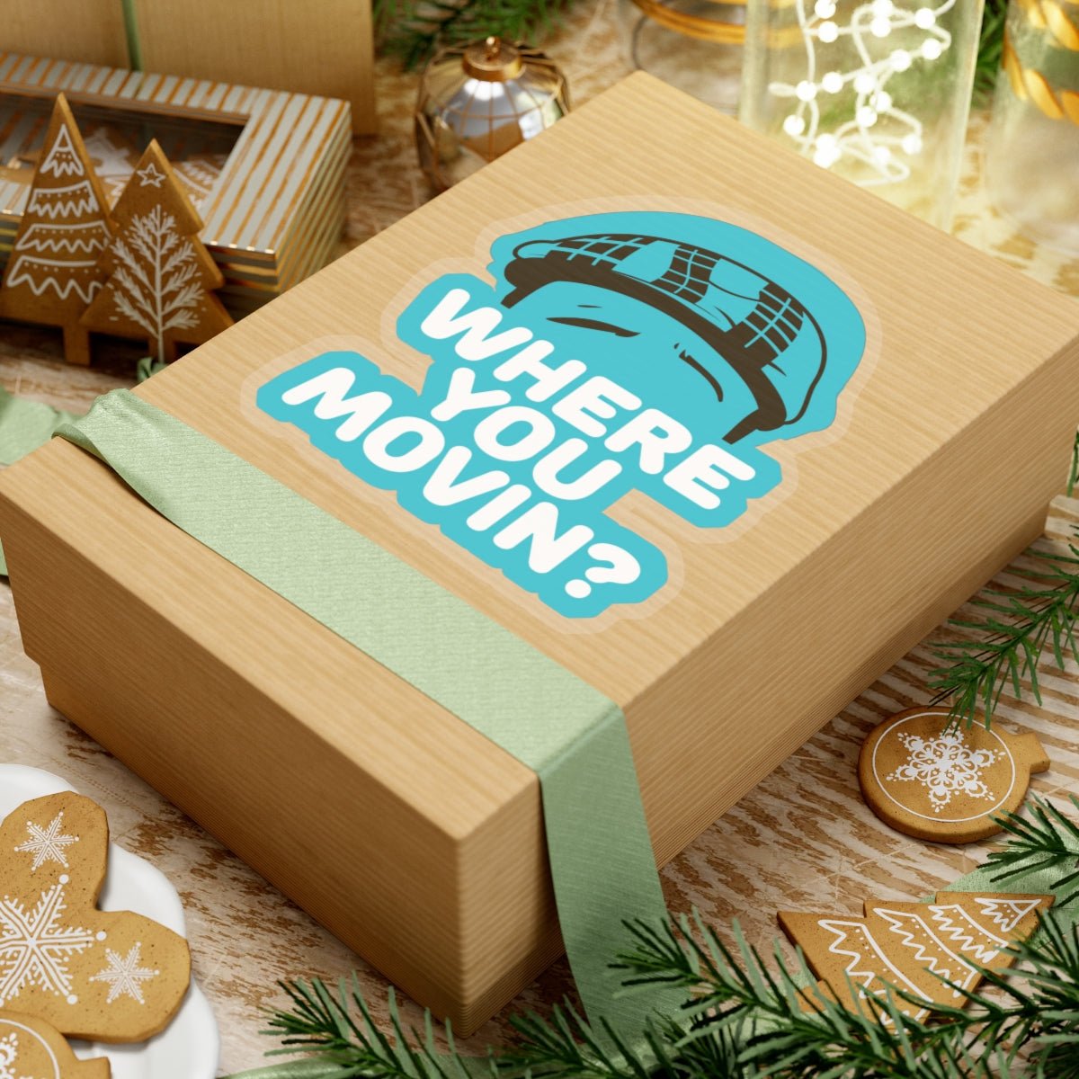 Where You Moving Sticker #ianofaustin - Paper products | ShirtyAgents
