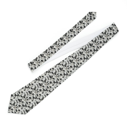 White Charcoal Neighborhood Necktie - Accessories | ShirtyAgents